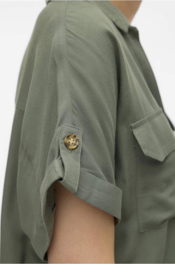 VMBUMPY S/S SHIRT WVN GA NOOS 10310139 Laurel Wreath
